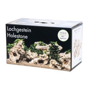 AquaDeco Pack de Lochgestein Holestone pour aquarium jusqu&rsquo;à 60L