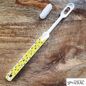 Brosse à dent rechargeable WAX jaune – souple ou medium