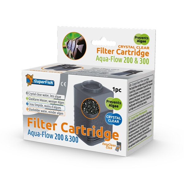 Superfish Filter Cartridge Aqua-Flow 200/300 – 1 cartouche filtrante