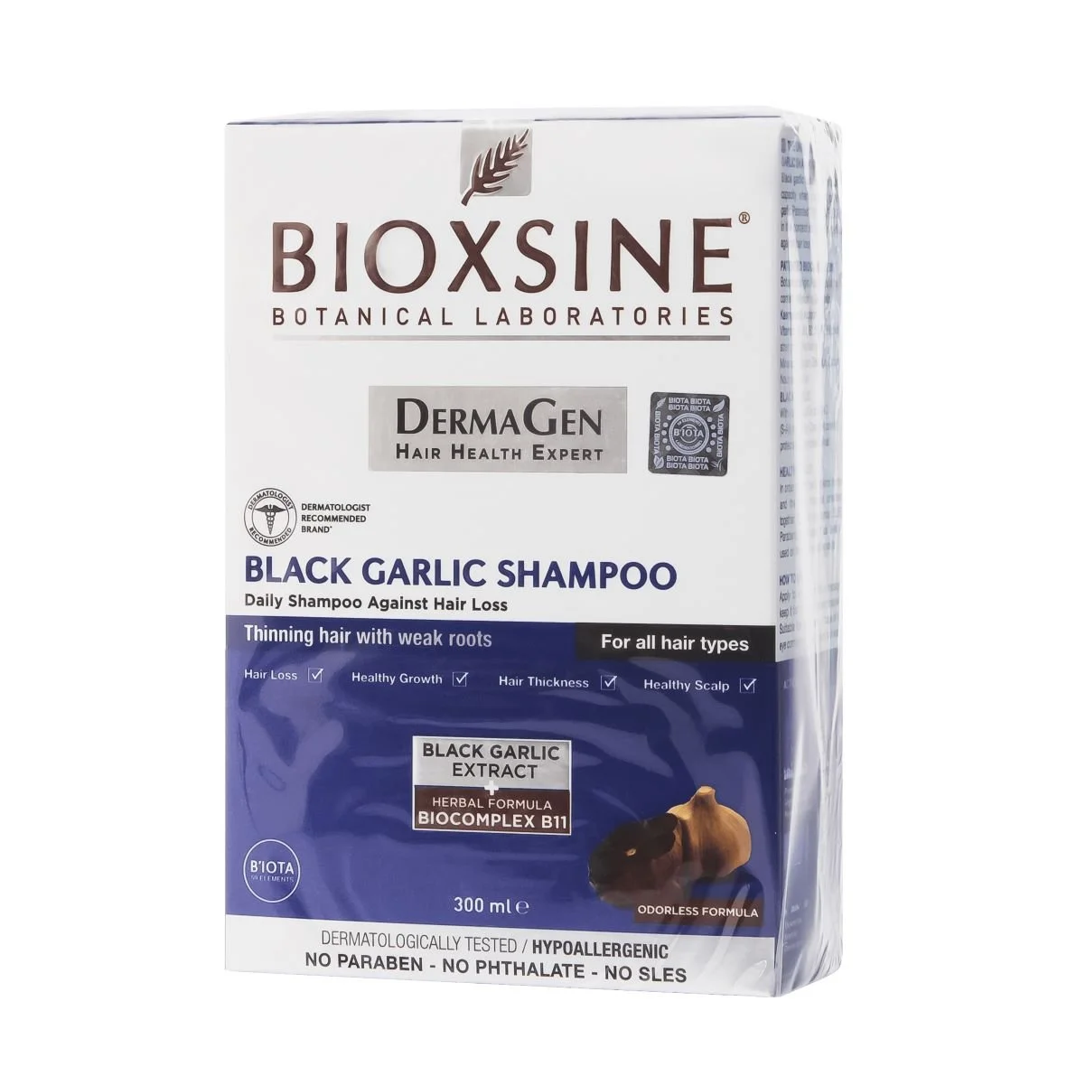 Bioxsine dermagen shampooing à l’ail noir