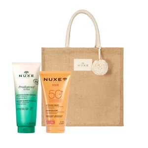NUXE Sun Sac Lait Fondant SPF 50+ & Prodigieux Néroli Douche Offerte