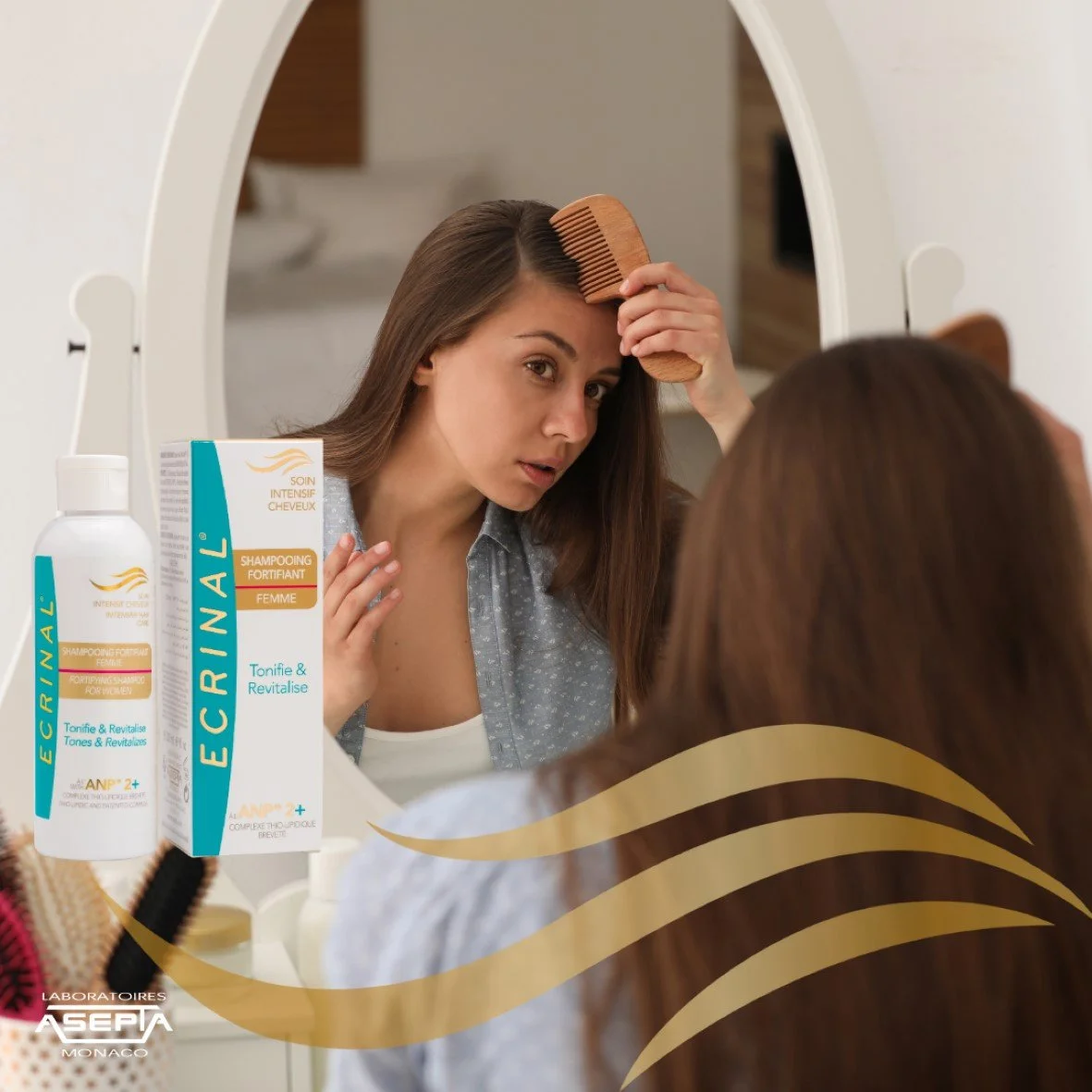 Ecrinal shampooing fortifiant femme – Image 3