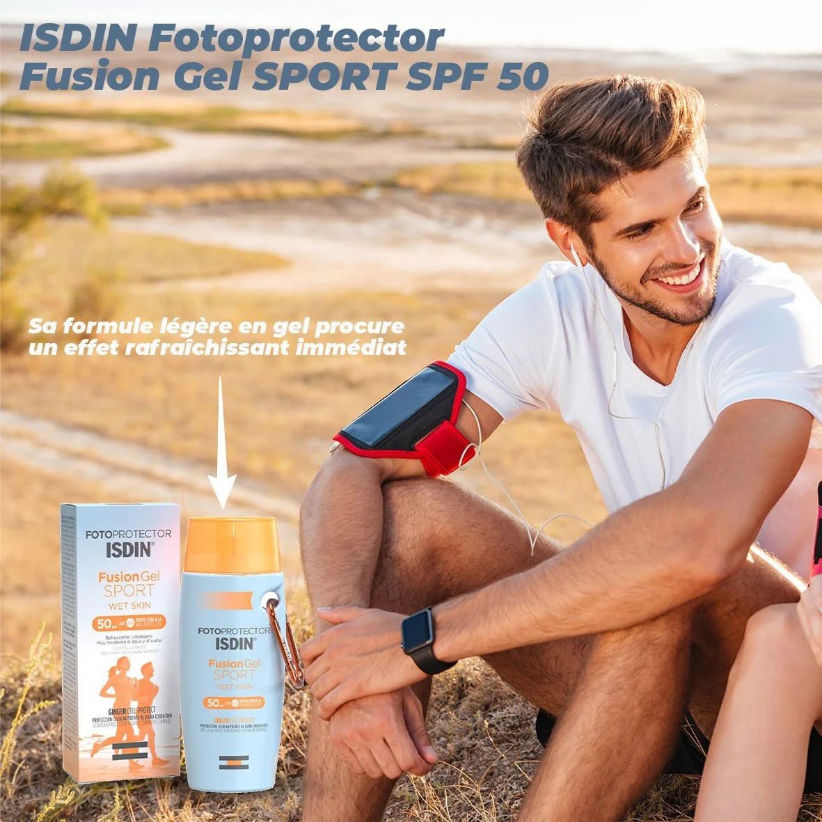 ISDIN Fotoprotector Fusion Gel SPORT SPF 50 – Image 3