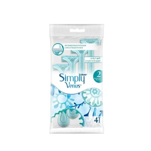 GILLETTE Femme Simply Venus à 2 Lames, Lot de 4