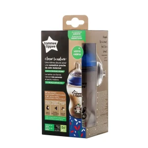 TOMMEE TIPPEE Biberon 250 ml Closer To Nature Verre 0m+