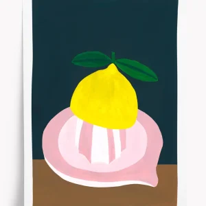 Affiche décorative illustration « Citron » A5